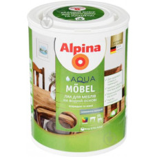 Лак акриловий для меблів Alpina Aqua Möbel, шовковисто-матовий